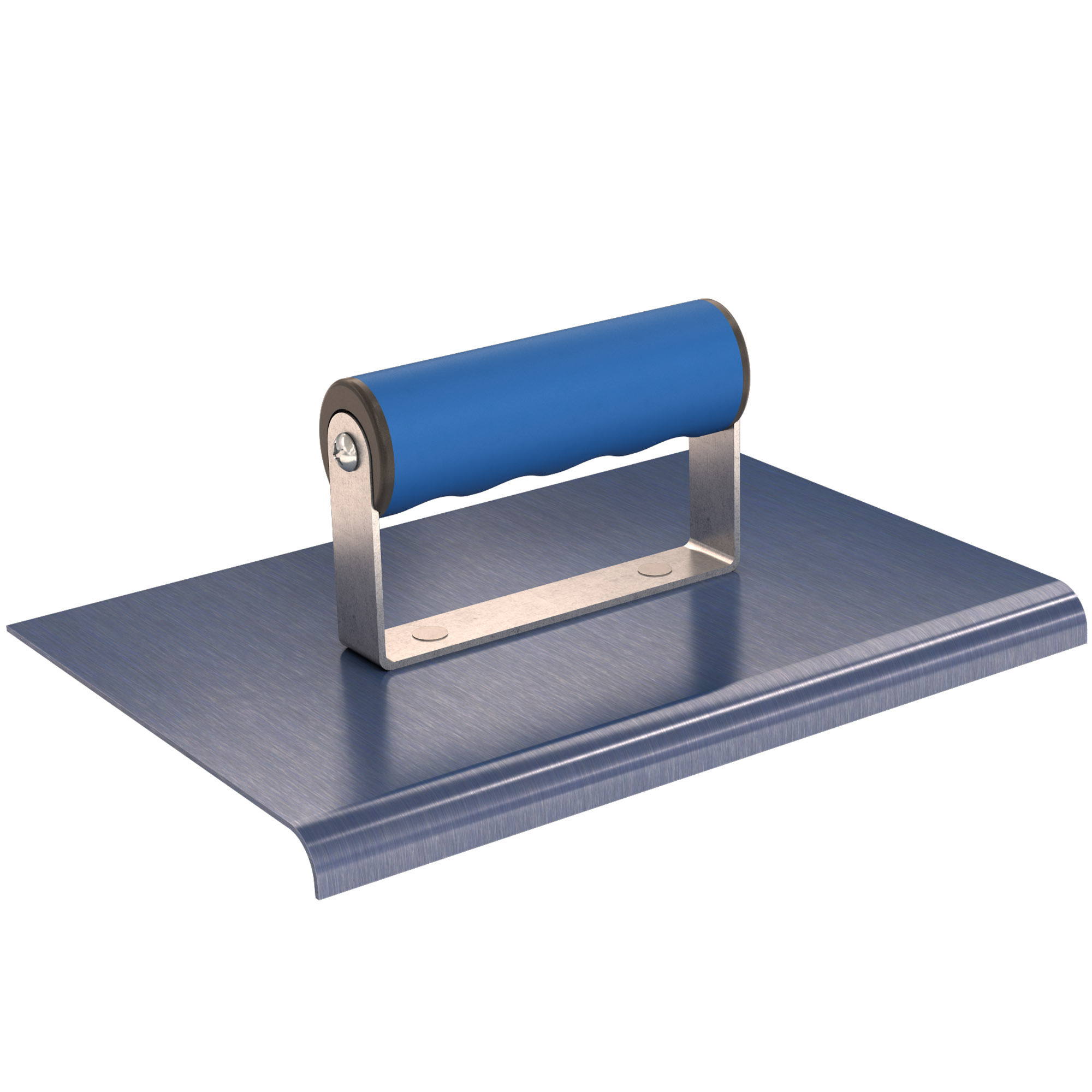 BonTradeTough, Edger - Blue Steel 9 x 6 - 3/8R 1/2 L CMFT Grip, Blade Material Bronze, Model# 22-733